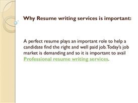 Resume Services Memphis